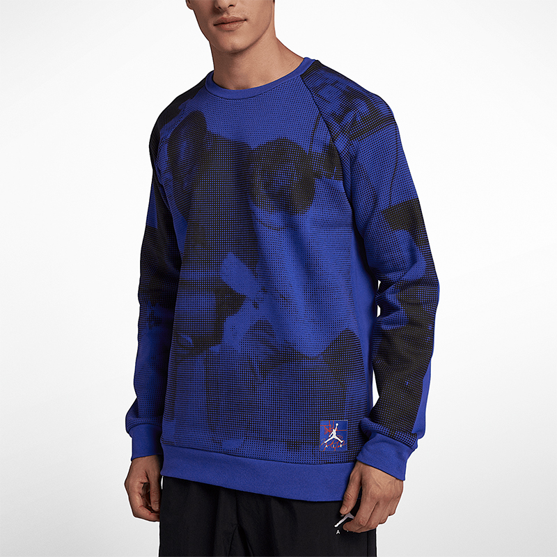 Nike/耐克正品LEGACY CREW男士篮球圆领卫衣套头衫BQ1384-423