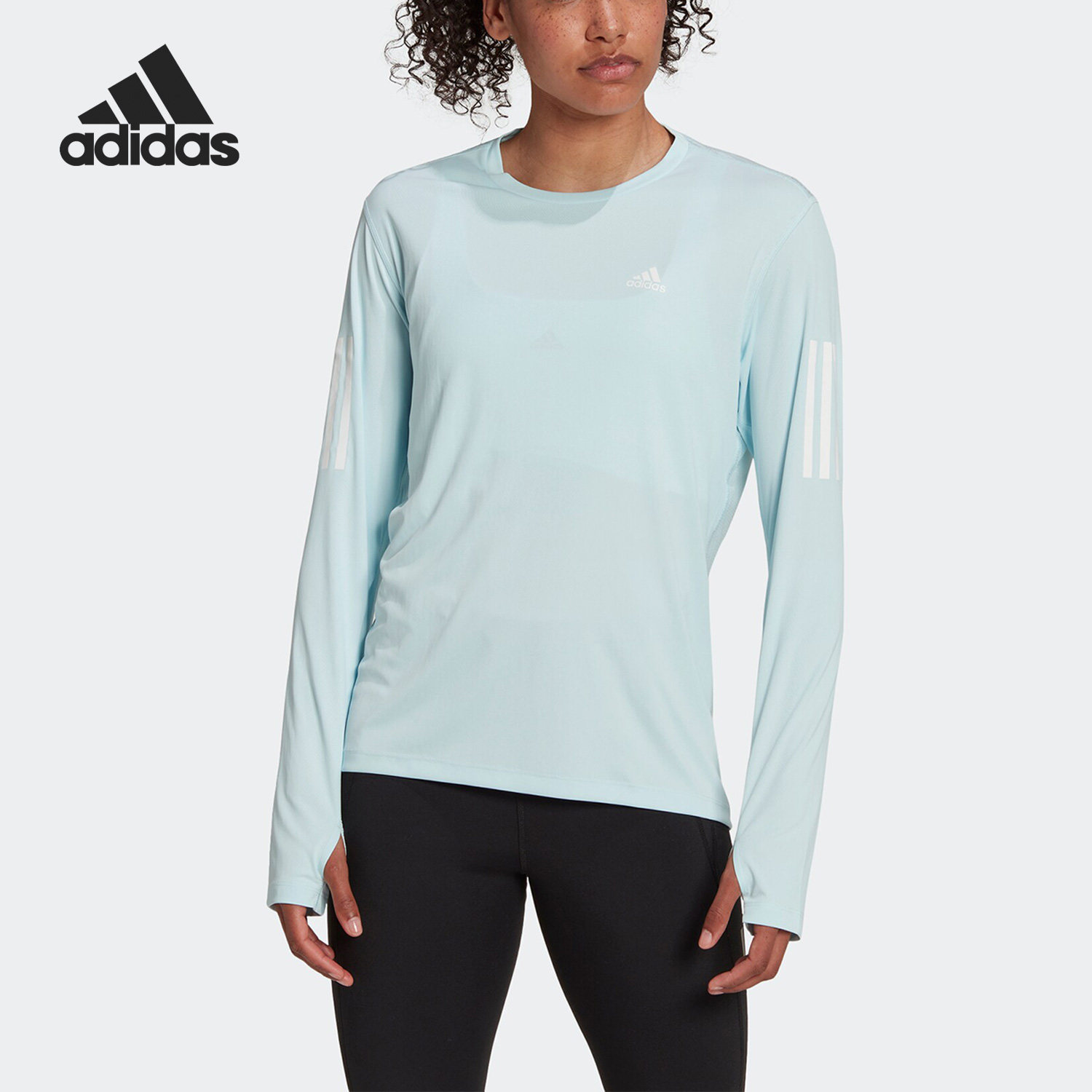 Adidas/阿迪达斯正品秋冬新款女子健身训练运动长袖T恤HL1543,运动服/休闲服装,运动T恤,淘宝优惠券,粉丝福利购,淘宝优惠卷