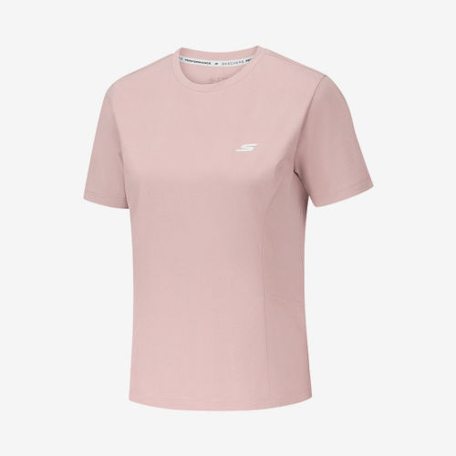 Skechers斯凯奇正品女士短袖透气圆领套头运动T恤P226W207-02J2