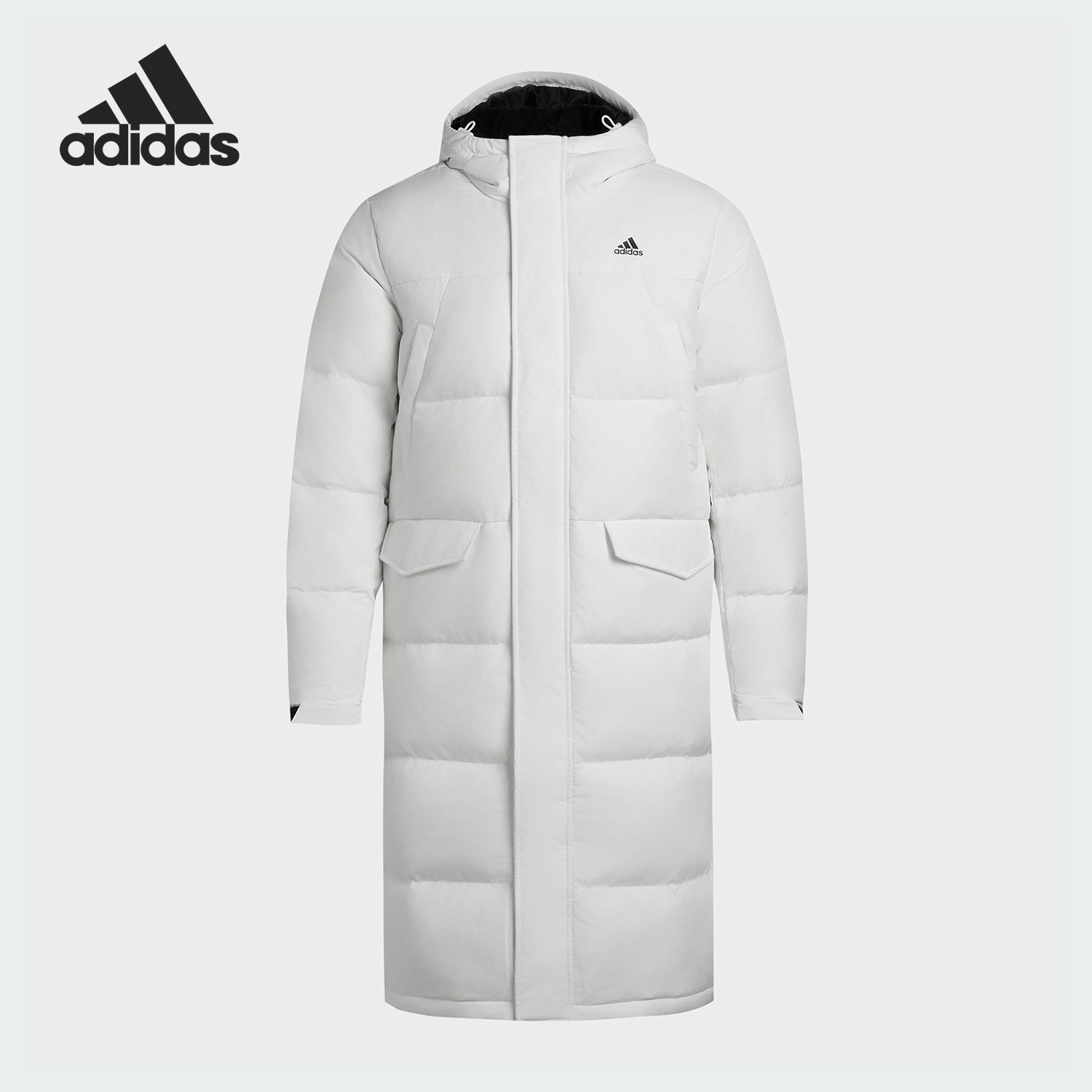 Adidas/阿迪达斯正品冬季新款男女保暖长款羽绒服外套KF6749