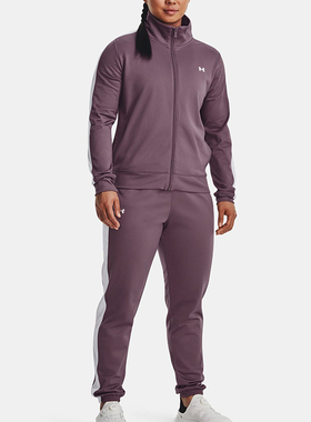 UA/安德玛正品Tricot Tracksuit女子户外休闲运动套装1365147-500