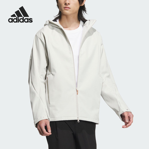 Adidas/阿迪达斯正品武极系列男士连帽简约夹克外套JI8713