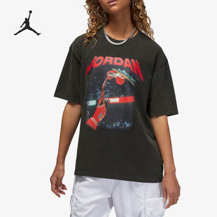 T恤FB5138 JORDAN女子运动休闲飞人印花短袖 010 耐克正品 Nike