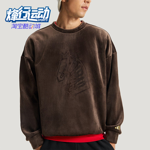 Adidas/阿迪达斯正品NYR GFX SWT男士亲肤潮流加绒休闲卫衣KE4067