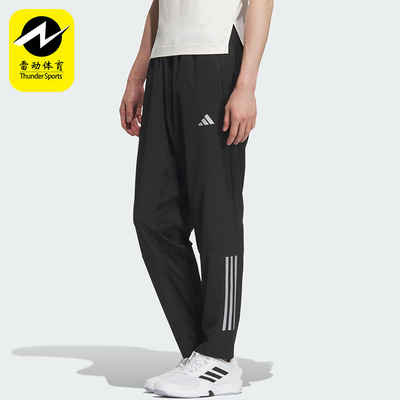 Adidas/阿迪达斯正品GYM 3S PNT 男士训练梭织健身运动裤KE3839