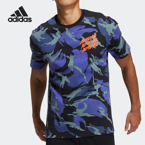 Adidas/阿迪达斯正品当季新款男子运动时尚训练短袖T恤 GP0882