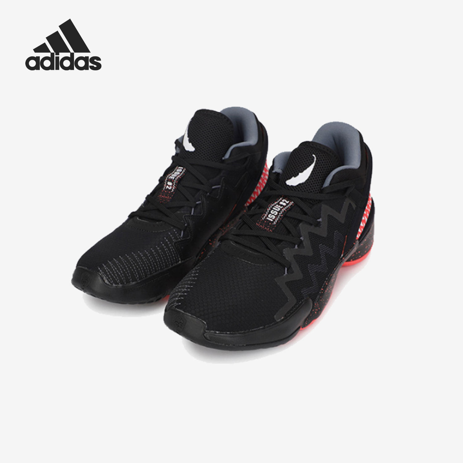 Adidas/阿迪达斯正品春季男子黑色金标低帮运动篮球鞋FZ3881
