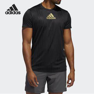 阿迪达斯正品 T恤 当季 男子休闲运动短袖 FK3553 新款 Adidas