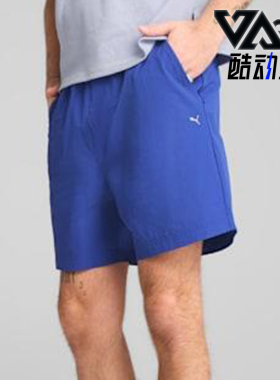 Puma/彪马正品MQSHORTSMQSHORTS新款男蓝色柔经典短裤62408-45