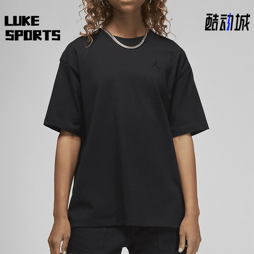 Nike/耐克正品女士徽标宽松运动短袖落肩运动经典袖T恤FN4500-010