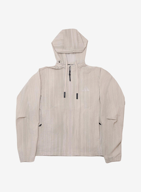 Adidas/阿迪达斯正品2025男士拉链梭织运动连帽夹克外套KC6020