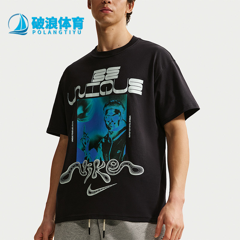 Nike/耐克正品Victor Wembanyama男篮球经典短袖T恤II0657-010