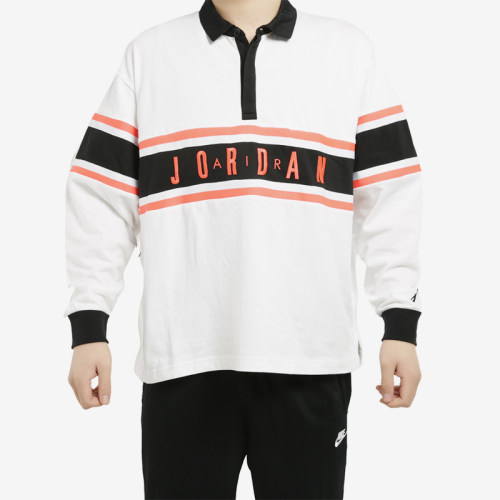 Nike/耐克正品JORDAN男士时尚休闲针织运经典动长袖T恤BQ5670-100