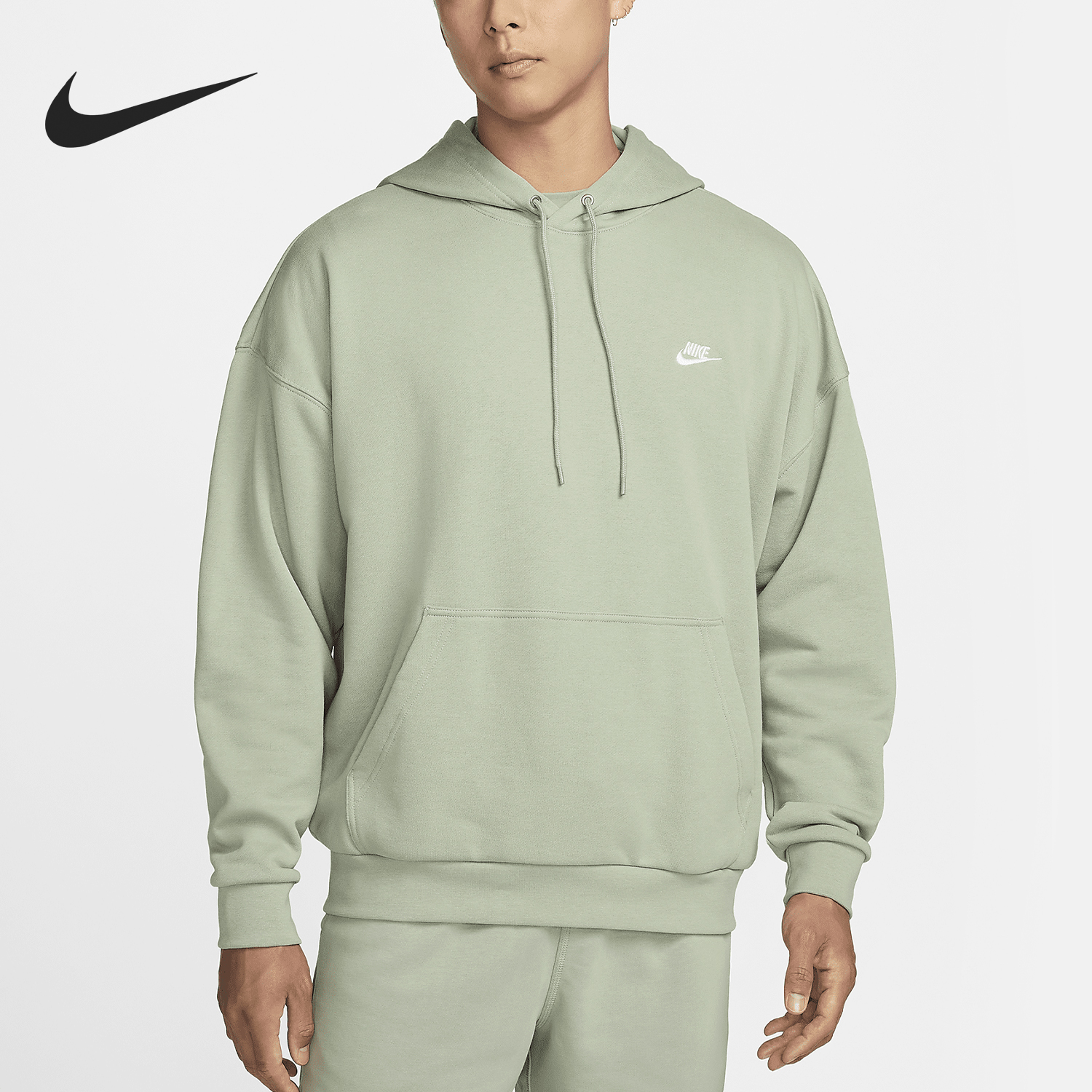 Nike/耐克正品2024新款男士运动休闲宽松简约卫衣HJ1817-370