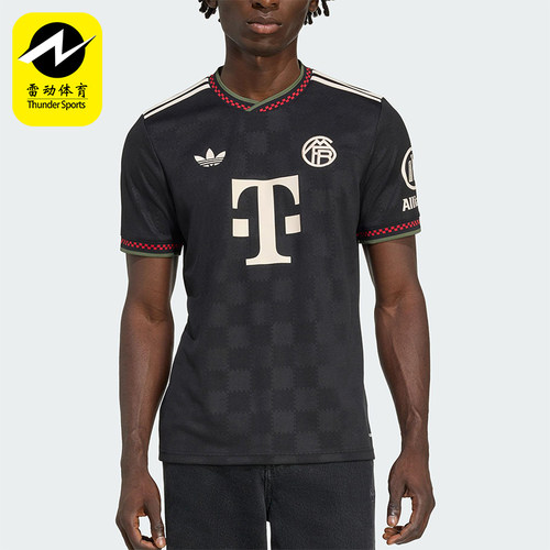 Adidas/阿迪达斯正品三叶草男士运动V领套头足球透气短袖KE6801