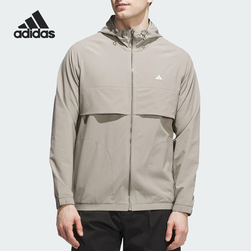 Adidas/阿迪达斯官方正品GO-TO FZ WNDBRK男士运动连帽外套JL7915