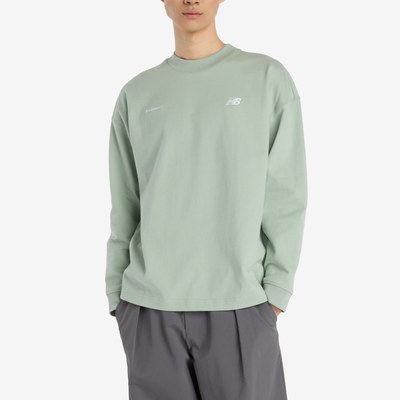 New Balance新百伦正品男超宽松柔软休闲运动长袖T恤AMT53627-MCN