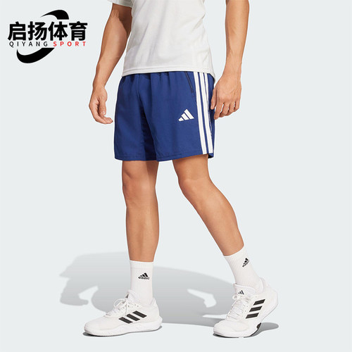 Adidas/阿迪达斯正品TR-ES 3S WV SH男士经典松紧腰短裤JC7719
