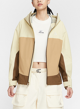 Nike/耐克正品Morpho女士连帽宽松拼接硬壳运动冲锋衣HJ0247-229