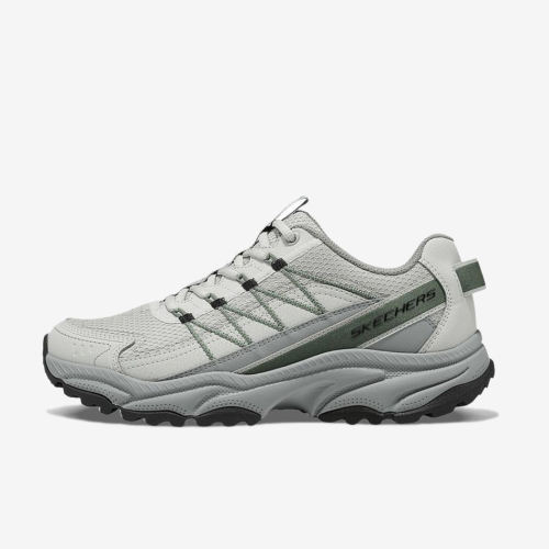 Skechers斯凯奇正品岚霖男防水保暖低帮徒步鞋237748C-GYGR