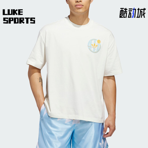 Adidas/阿迪达斯正品三叶草男士经典圆领轻盈篮球风短袖T恤KD3613
