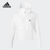 新款 夏季 女子防晒帽檐面罩外套IT2487 阿迪达斯正品 Adidas