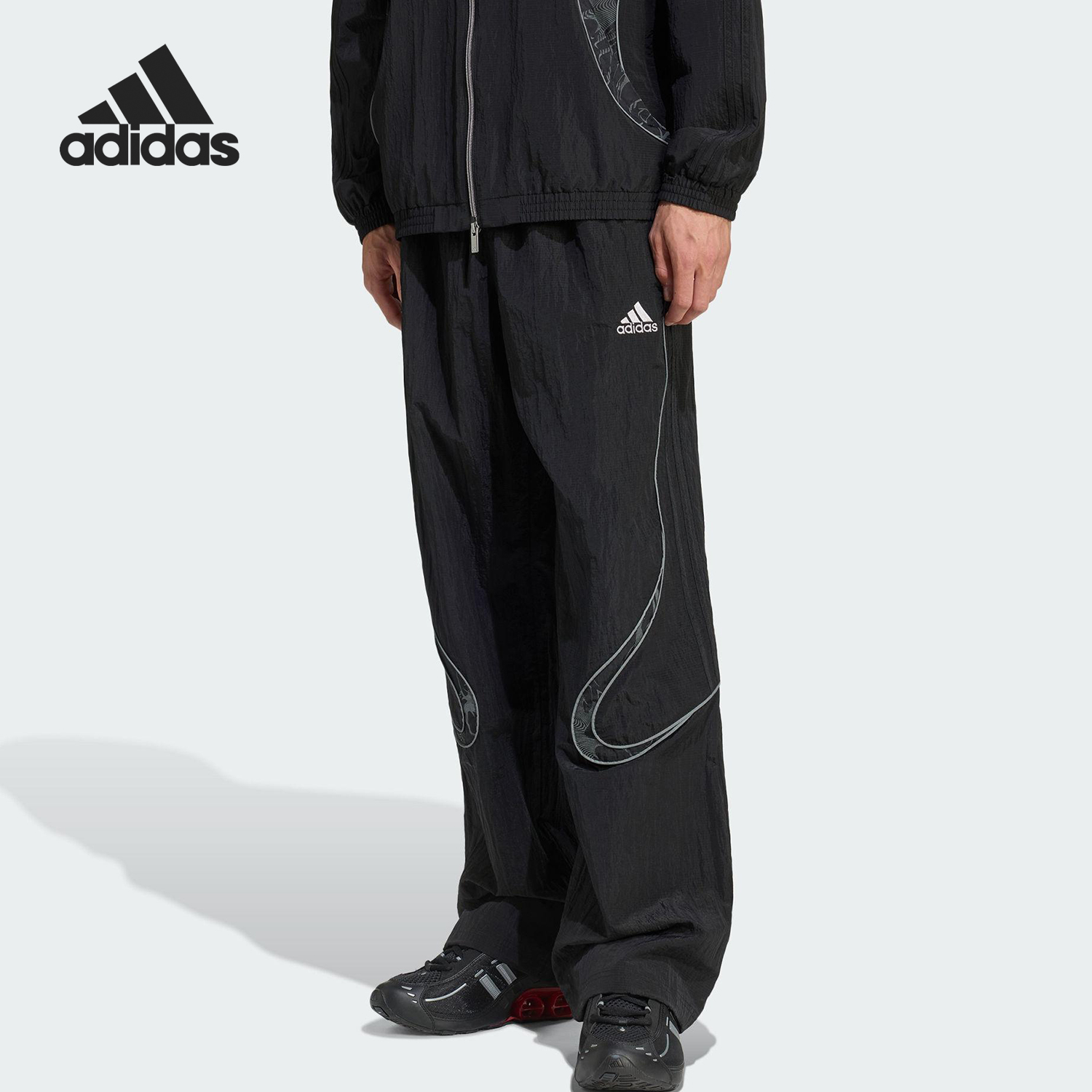 Adidas/阿迪达斯官方正品ADILENIUM男士宽松耐穿休闲运动裤KF8521