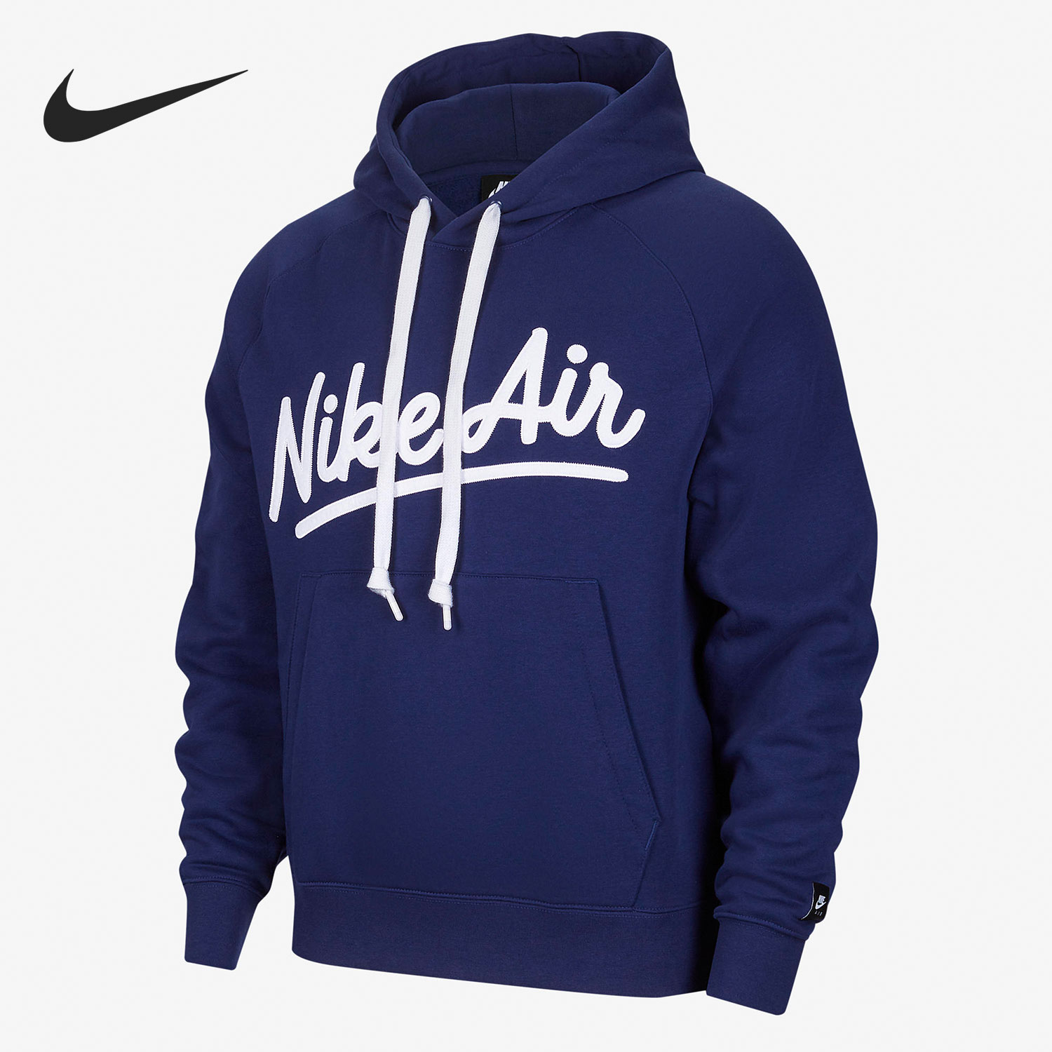 男子运动休闲加绒保暖套头卫衣