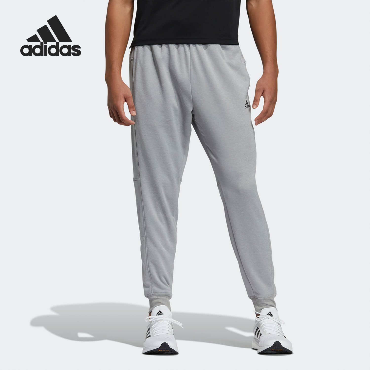 Adidas/阿迪达斯正品M MH SW JOG 21运动男子收口长裤 GN0805