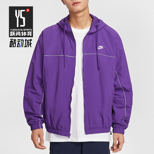 夹克外套HJ2013 Nike 复古潮流连帽宽松经典 Club男士 507 耐克正品