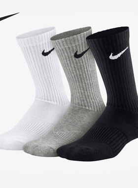 Nike/耐克正品当季新款运动棉高筒袜吸汗透气长筒袜子SX4719