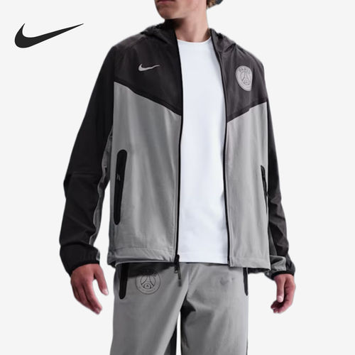 Nike耐克正品Paris Saint-Germain连帽宽松透气足球HQ4981-060