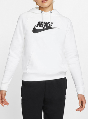 Nike/耐克正品2023秋季新款女士连帽运动套头卫衣BV4127-100