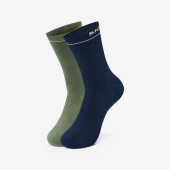 男女针织透气休闲运动袜两双装 Skechers 新款 春季 斯凯奇正品