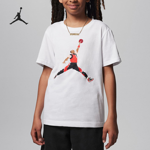 T恤HF2328 JORDAN大童针织休闲透气圆领短袖 100 耐克正品 Nike
