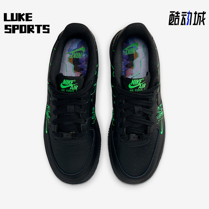 Nike/耐克正品Air Force 1 GS女子大童运动时尚休闲鞋HV4763-001