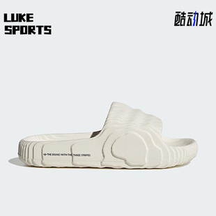 女士波浪纹厚底拖鞋 Adidas 新款 阿迪达斯正品 IG8263 夏季