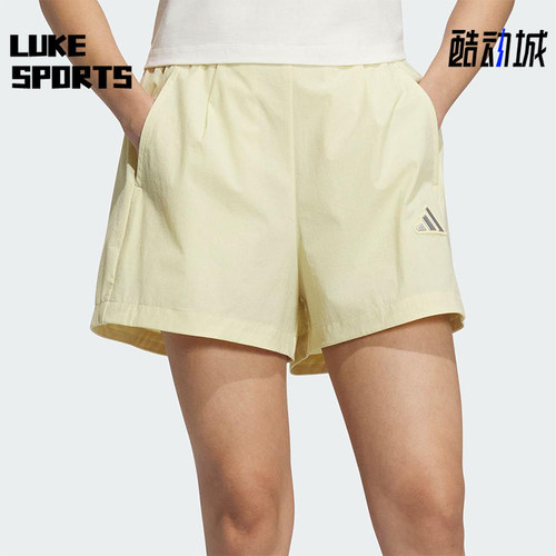 Adidas/阿迪达斯正品2025新款女士跑步训练经典运动短裤JM8825
