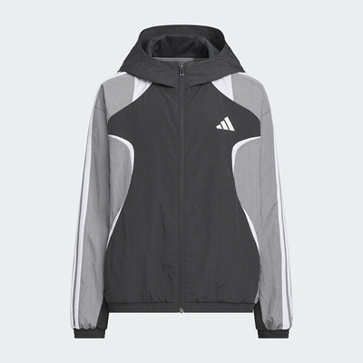 Adidas/阿迪达斯正品128新款男女轻盈连帽梭织经典休闲夹克KG6613