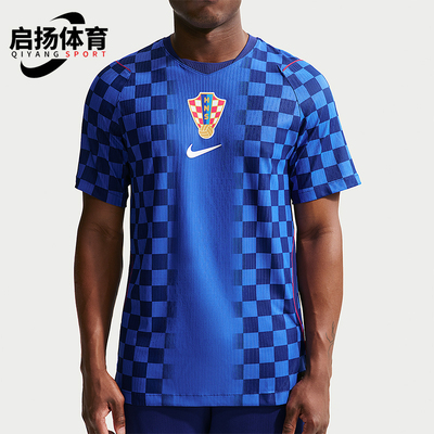 Nike/耐克正品克罗地亚客场球员版男士训练运动透气T恤IO8642-455