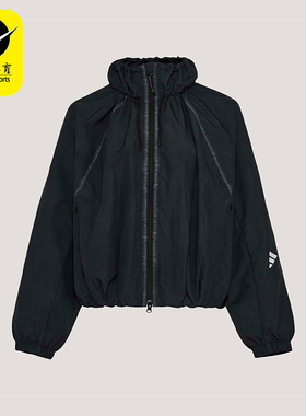 Adidas/阿迪达斯正品2026年新款女士时尚经典舒适透气夹克KU5433