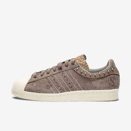 Adidas阿迪达斯正品Superstar 80v男女低帮防滑板鞋B34290