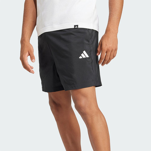 Adidas/阿迪达斯正品2025新款男士简约系带宽松梭织短裤JF1117