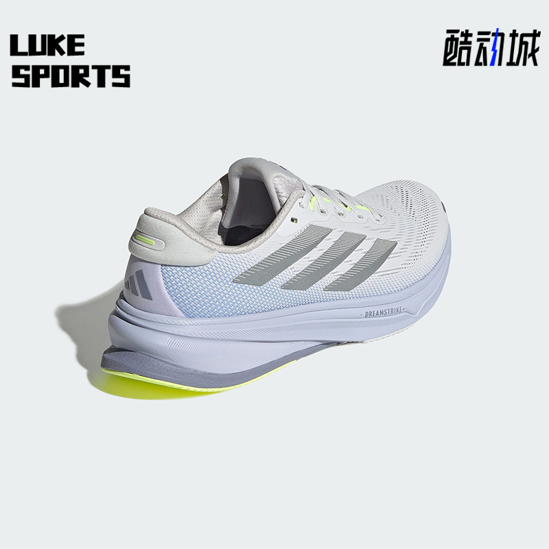 Adidas/阿迪达斯正品新款女士厚底运动缓震回弹跑步鞋JS3047