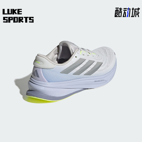 Adidas/阿迪达斯正品新款女士厚底运动缓震回弹跑步鞋JS3047