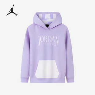 Nike/耐克正品JORDAN大童保暖针织宽松卫衣JD2412020GS-001