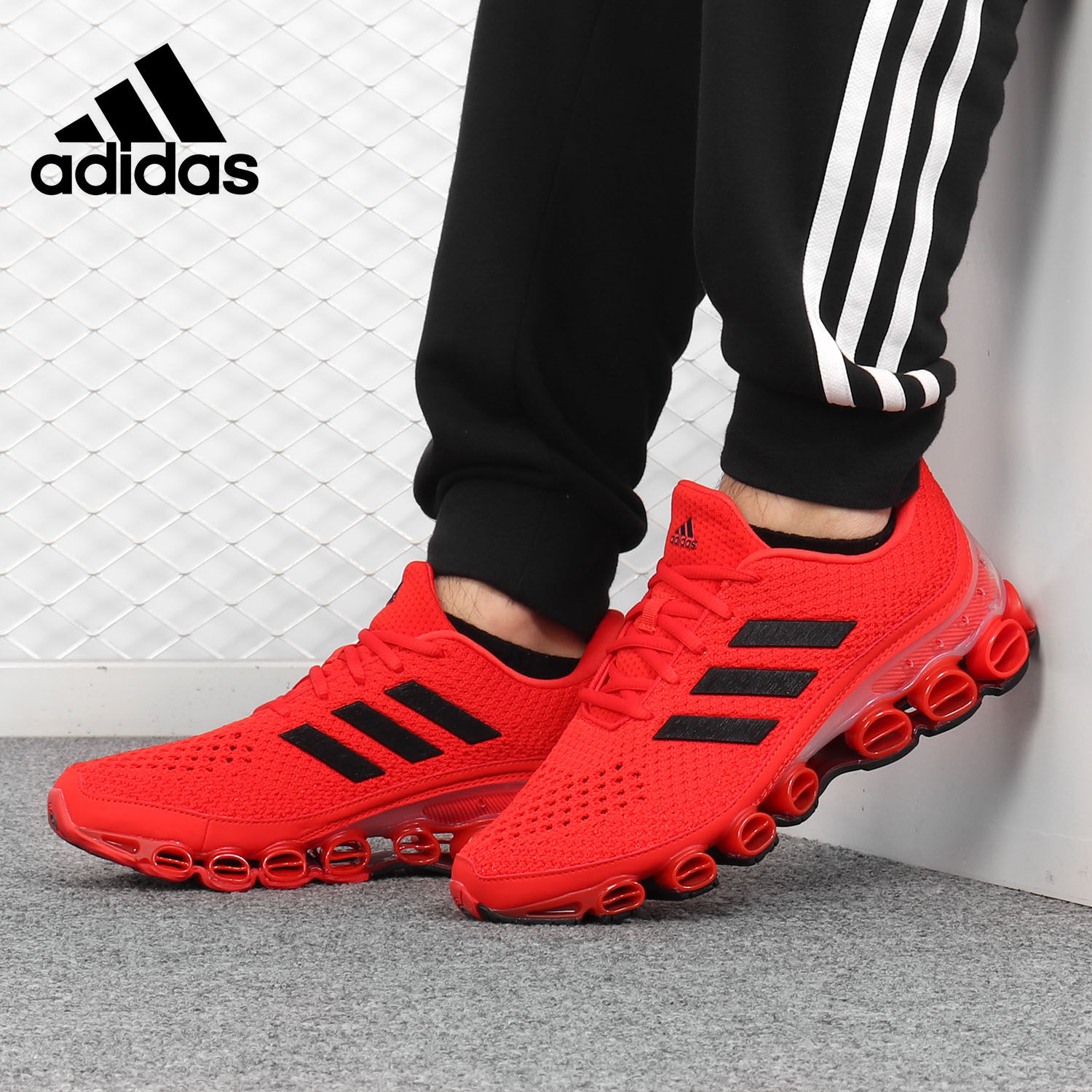 Adidas/阿迪达斯正品 MICROBOUNCE 男女缓震运动跑步鞋FX7696
