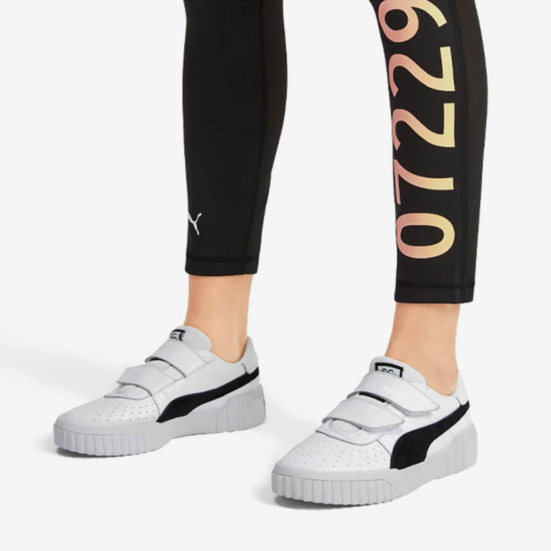 Puma/彪马正品女士圆头休闲防滑轻便耐磨低帮板鞋370757-01