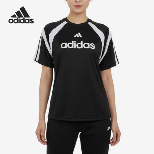 Adidas/阿迪达斯官方正品女士宽松运动休闲圆领常规袖T恤KF4826