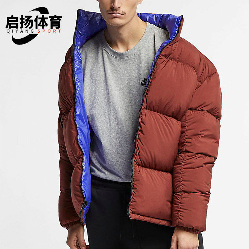 Nike/耐克正品舒适运动男士保暖时尚双面穿羽绒服外套AJ1992-250